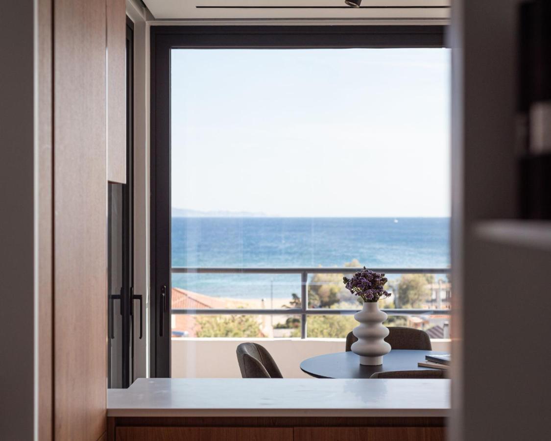 Sounio Panoramic Loft Apartment ซูนิโอ ภายนอก รูปภาพ