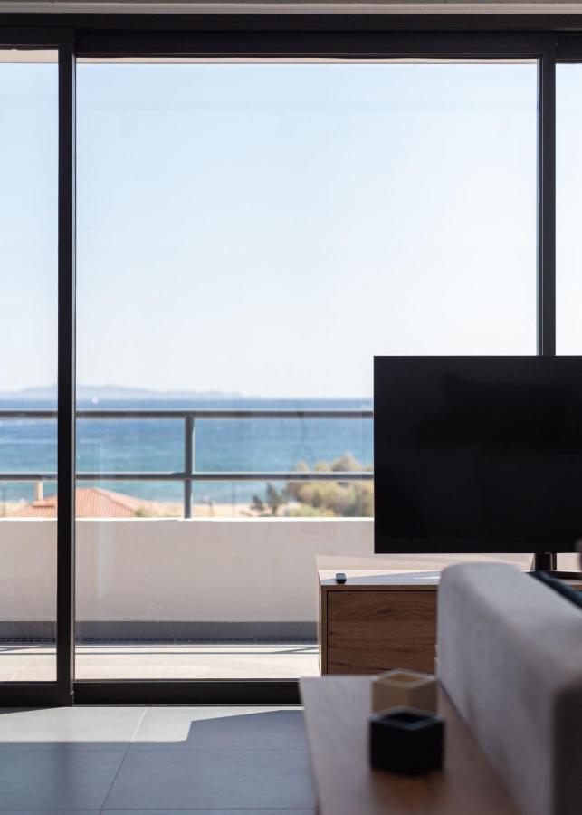 Sounio Panoramic Loft Apartment ซูนิโอ ภายนอก รูปภาพ